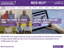 Tablet Screenshot of jewishcare.org