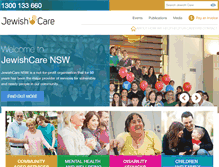 Tablet Screenshot of jewishcare.com.au